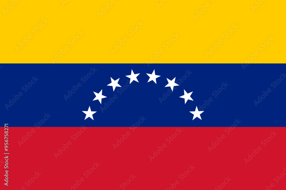National Flag Bolivarian Republic of Venezuela - vector, National Flag Bolivarian Republic of Venezuela - vector,