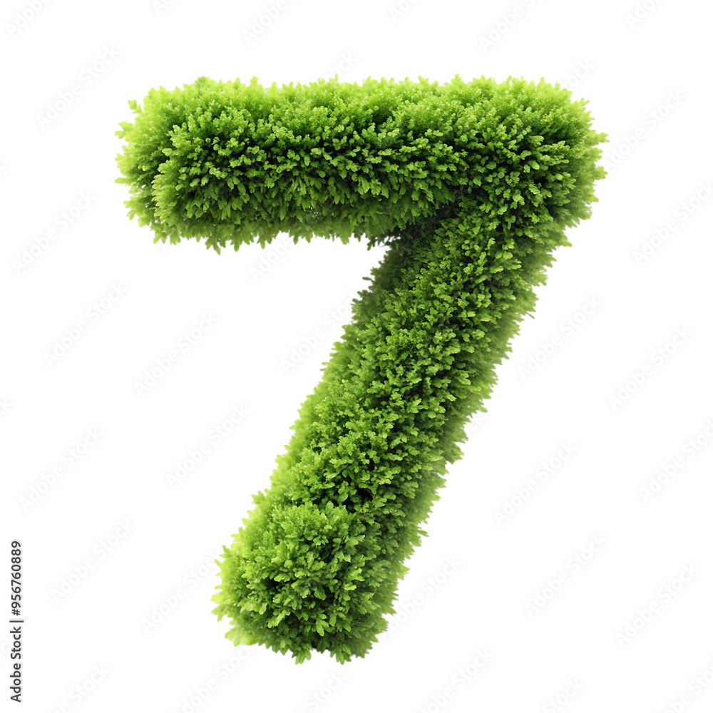 grass letter isolated on white grass letter isolated on white