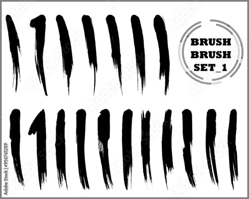 筆ブラシストロークセット_1