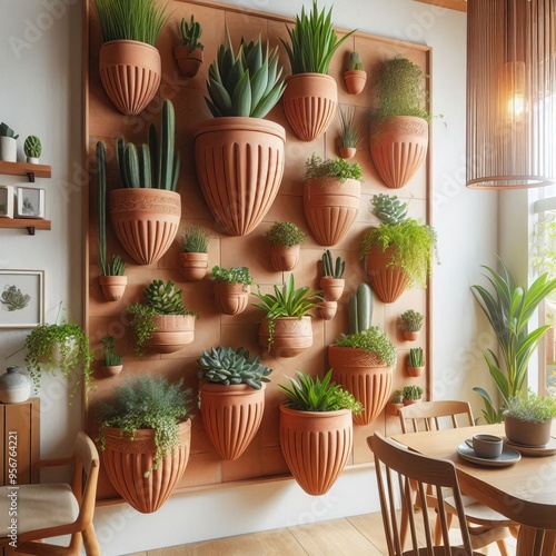 122 31 Terracotta Wall Planters wall mounted planters crafted fr