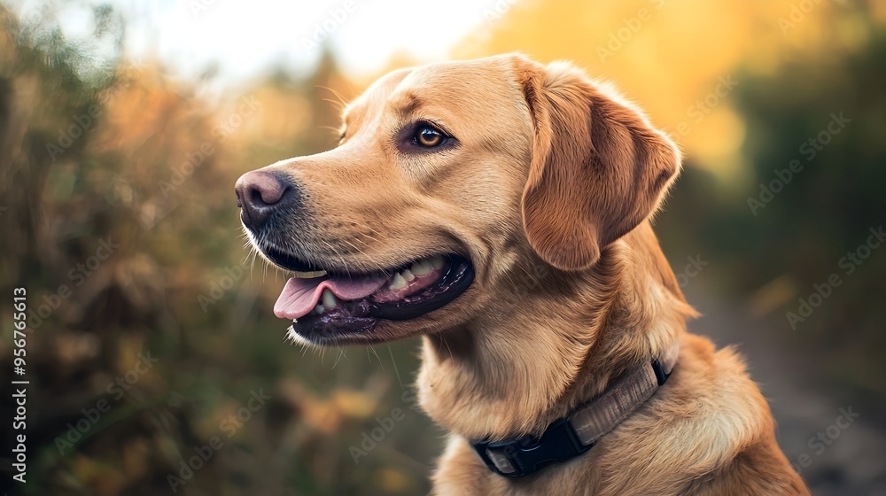 Majestic Canine Stands Tall on Winding Trail with Breathtaking Scenery Majestic Canine Stands Tall on Winding Trail with Breathtaking Scenery