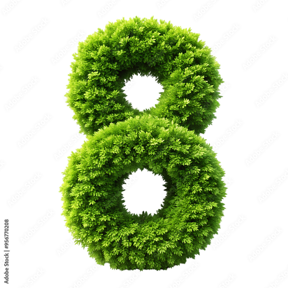 grass letter isolated on white grass letter isolated on white
