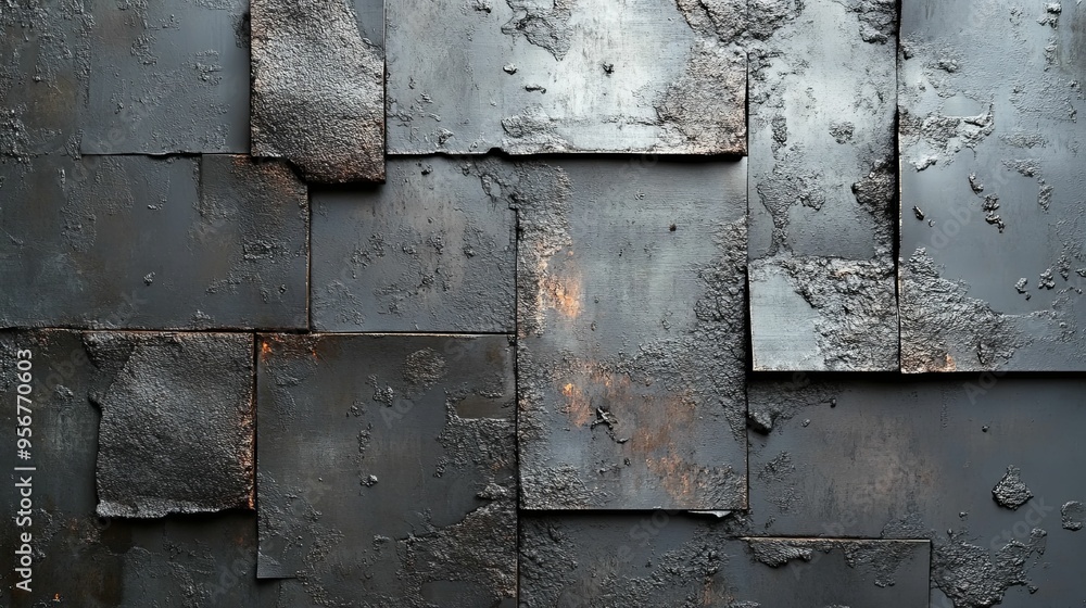 Abstract Gray and Black Textured Wall Abstract Gray and Black Textured Wall