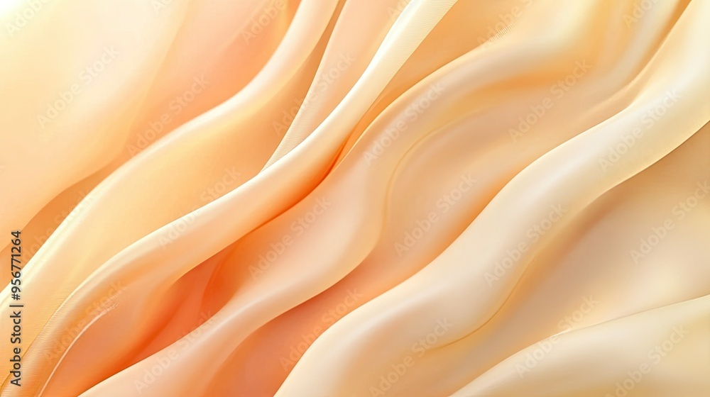 Obraz premium Abstract gradient background blending from rich gold to soft peach, perfect for an elegant and luxurious feel.