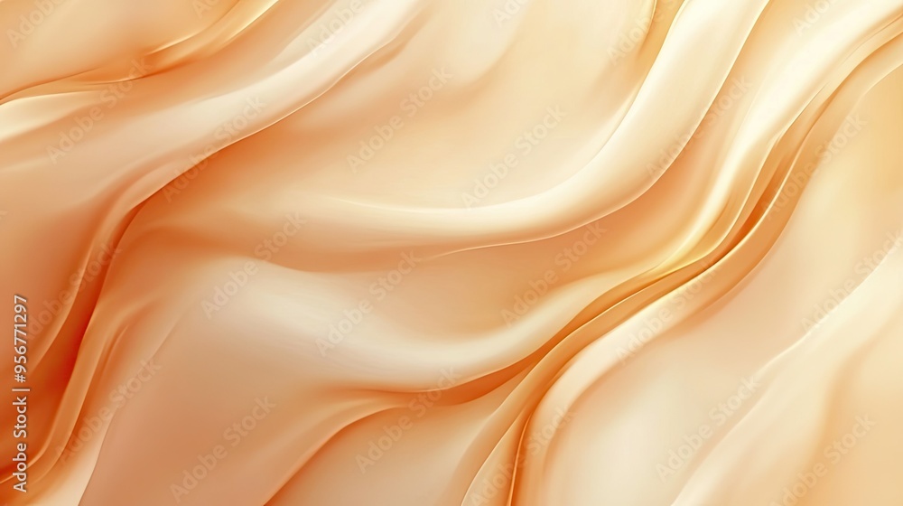Obraz premium Abstract gradient background blending from rich gold to soft peach, perfect for an elegant and luxurious feel.