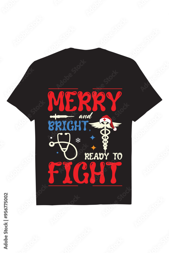 Fototapeta premium Merry and Bright Chrismas