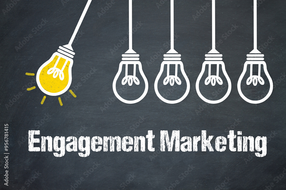 Fototapeta premium Engagement Marketing 