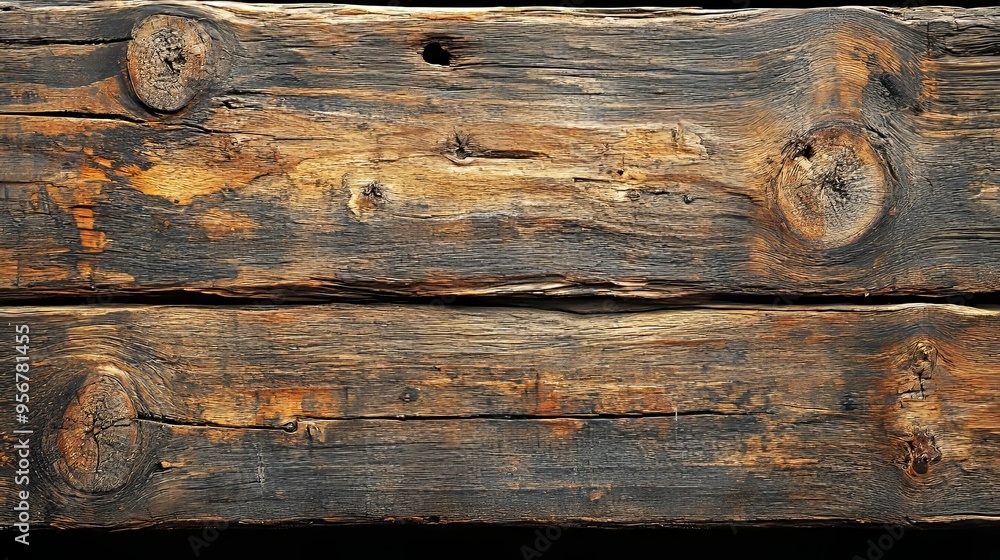 Weathered and Knotty Wooden Plank Texture Weathered and Knotty Wooden Plank Texture