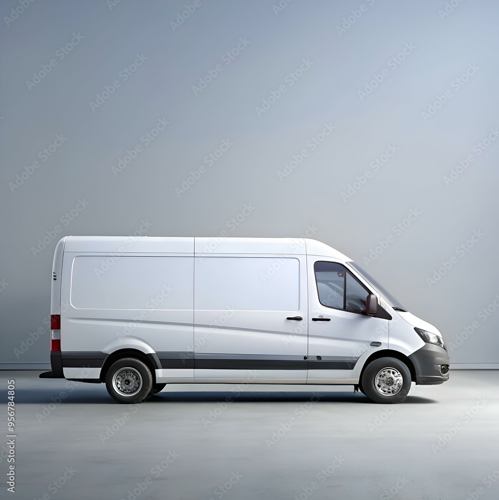 Blank white van mockup for showcasing vehicle wraps. branding. and advertising designs. Blank white van mockup for showcasing vehicle wraps. branding. and advertising designs.