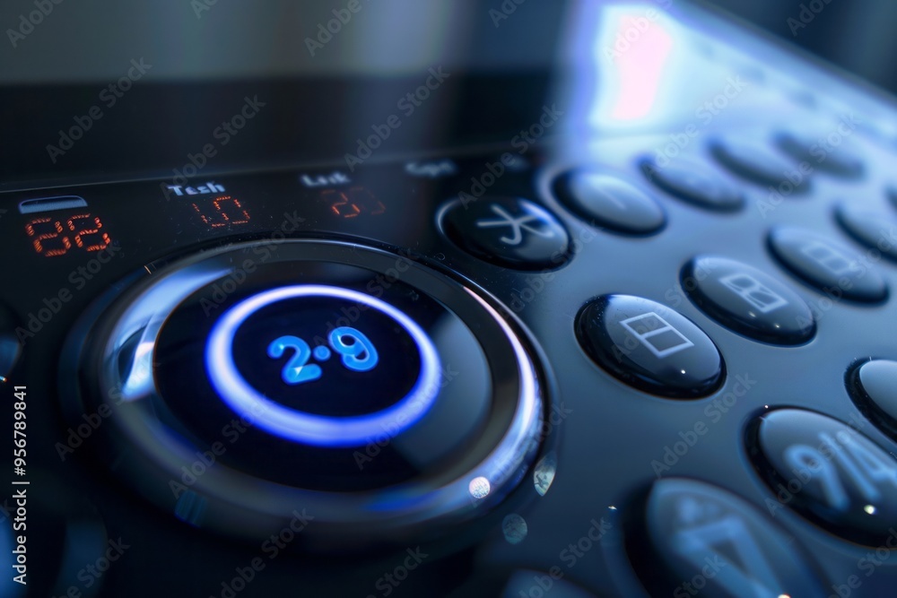 Security concept: Lock on digital screen, camera focused on entering the passcode Security concept: Lock on digital screen, camera focused on entering the passcode