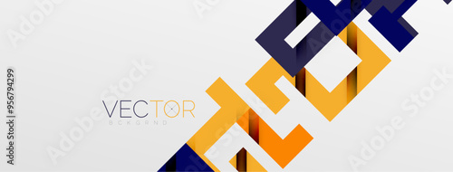 Color bend lines with shadow texture effect. Vector Illustration For Wallpaper, Banner, Background, Card, Book Illustration, landing page