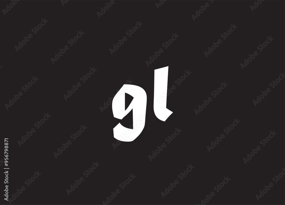 GL letter logo and initial logo design GL letter logo and initial logo design