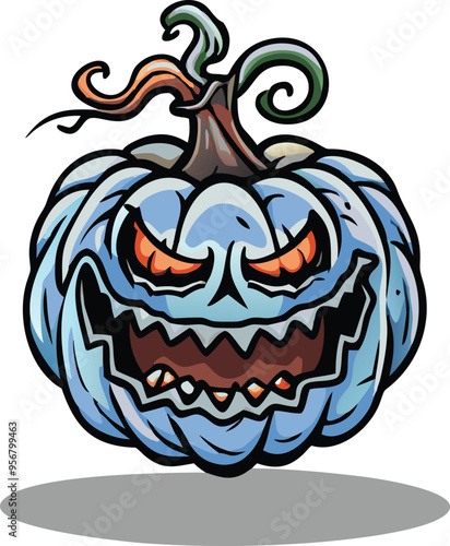 halloween pumpkin with a pumpkin