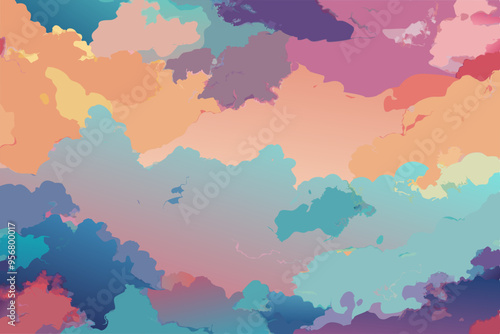 Colorful watercolor background