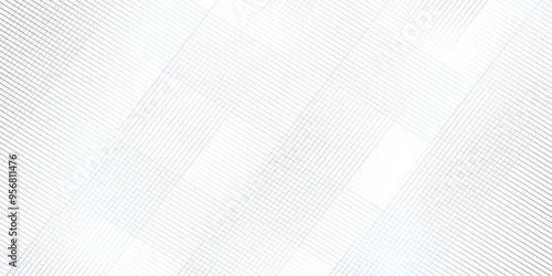 Vector tech Abstract thin black and white gradient silver stripe diagonal line carve wave minimal texture. vector illustration monochrome stripe pattern technology web graphic design.