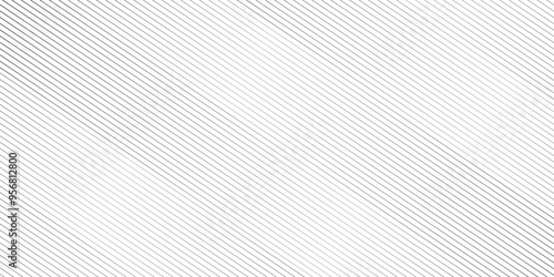 Vector tech Abstract thin black and white gradient silver stripe diagonal line carve wave minimal texture. vector illustration monochrome stripe pattern technology web graphic design.