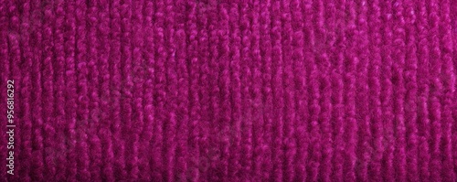 Magenta close-up of monochrome carpet texture background from above. Texture tight weave carpet blank empty pattern with copy space for product 