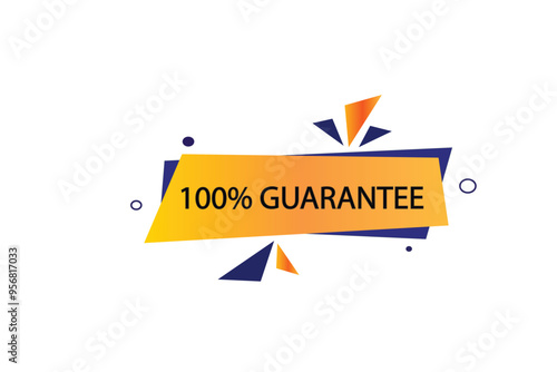 web button  100% guarantee click here action vector banner now
