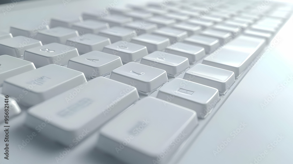 3D Icon Keyboard and Efficiency text isolated on white background concept as Camera movement Pan across the keyboard and text. Scene Isolated white background with sleek and modern design elements. De 3D Icon Keyboard and Efficiency text isolated on white background concept as Camera movement Pan across the keyboard and text. Scene Isolated white background with sleek and modern design elements. De