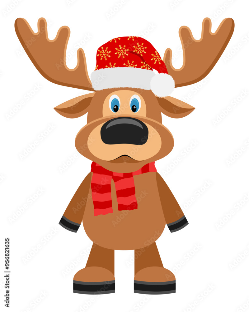 christmas and new year characters holiday symbols flat style vector illustration isolated on white background christmas and new year characters holiday symbols flat style vector illustration isolated on white background