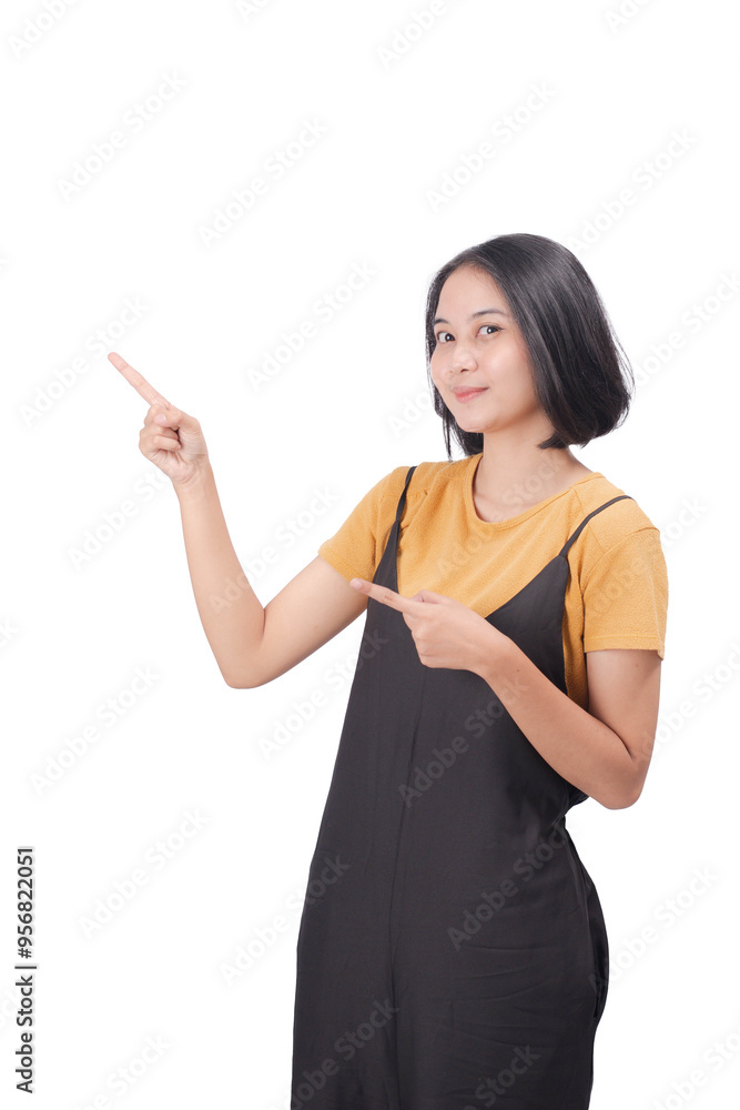 Asian Woman Wearing Casual Dress Asian Woman Wearing Casual Dress