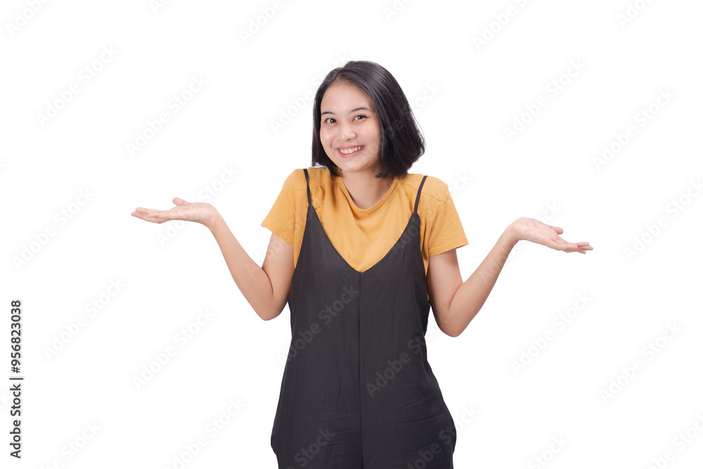 Asian Woman Wearing Casual Dress Asian Woman Wearing Casual Dress