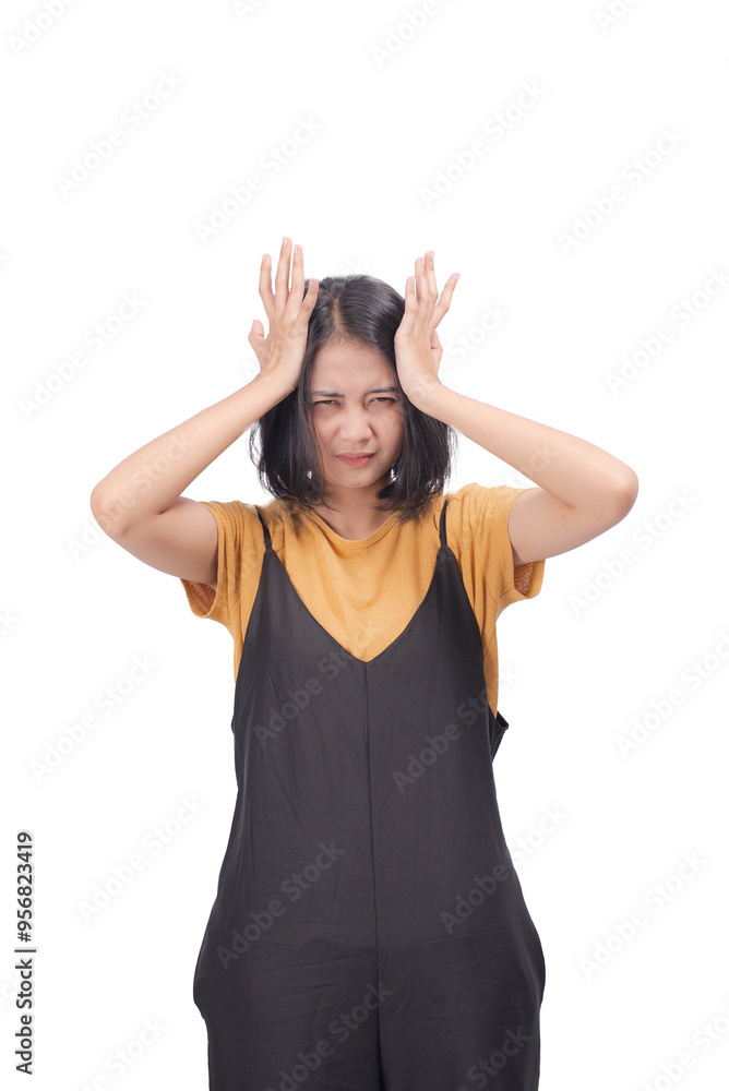 Asian Woman Wearing Casual Dress Asian Woman Wearing Casual Dress