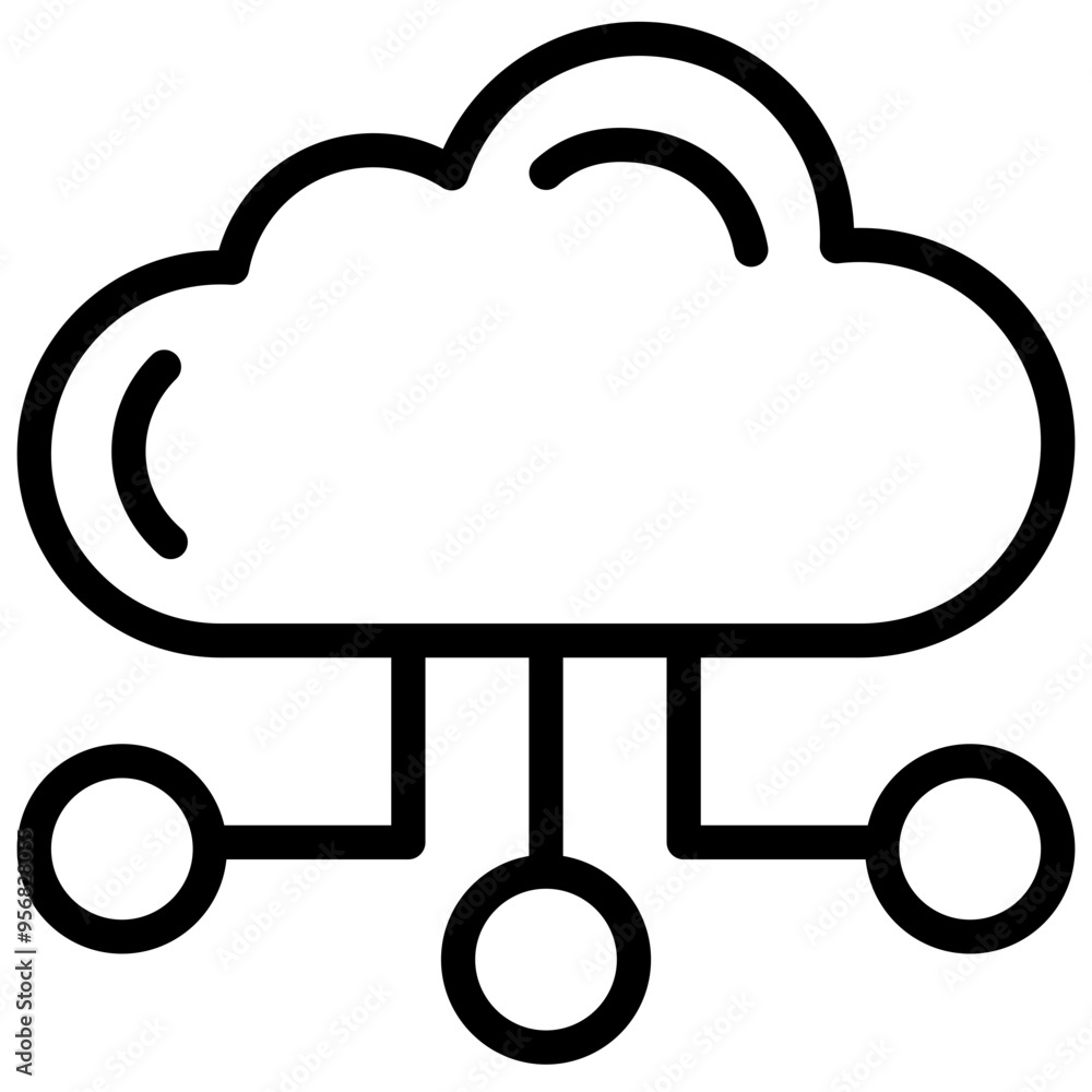 Cloud Platform Icon Cloud Platform Icon