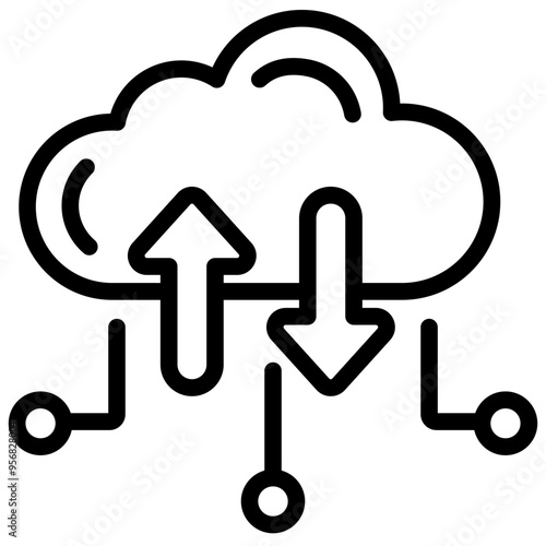 Cloud Traffic Icon