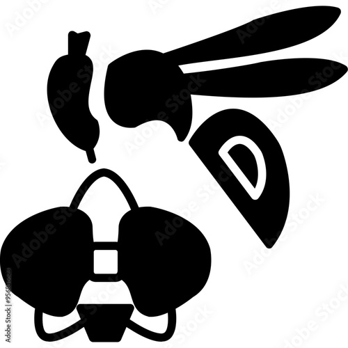 Orchid Bee Icon
