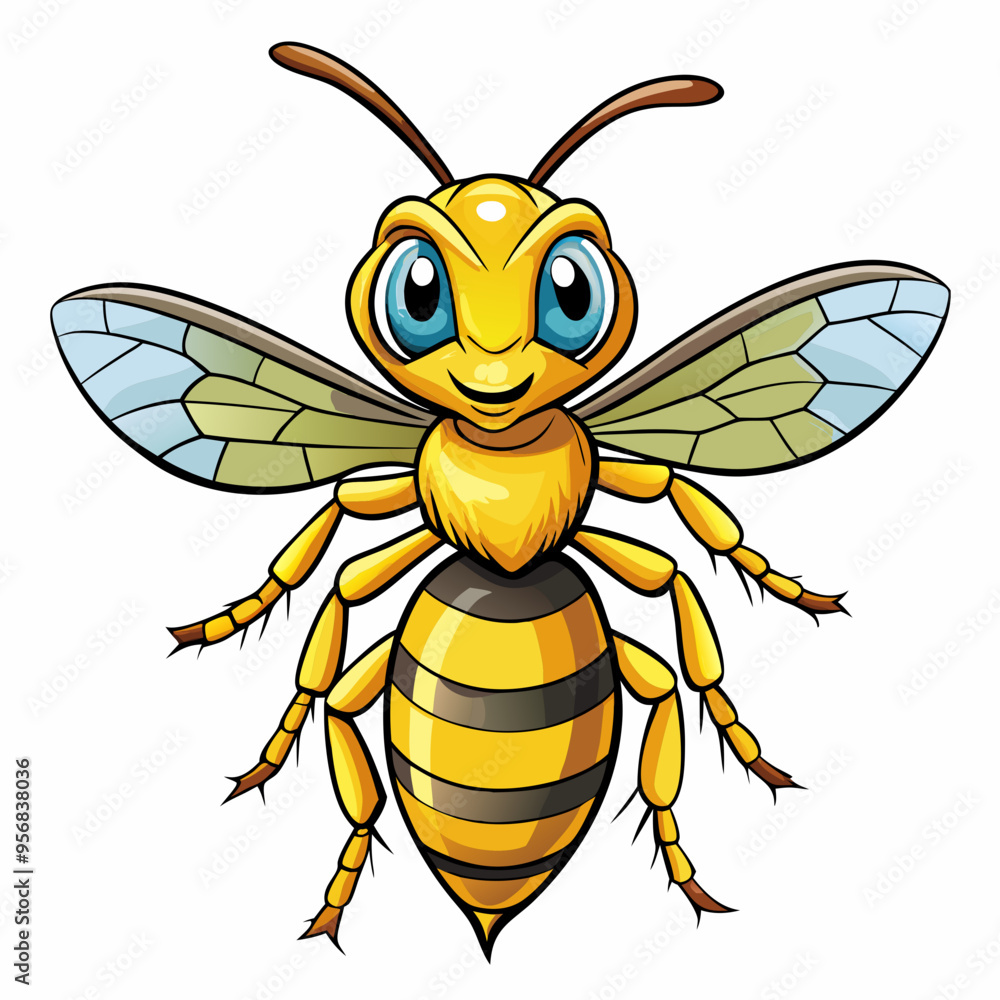 vector illustration of bee vector illustration of bee