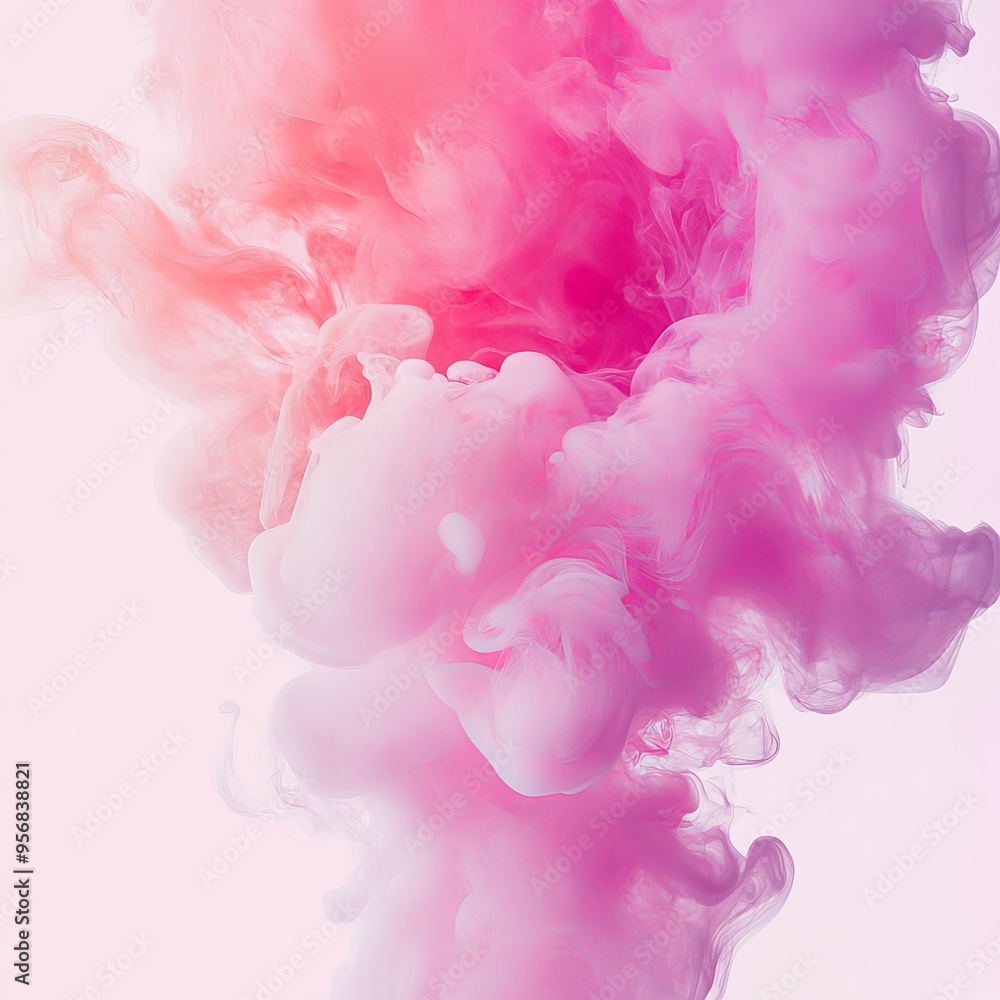 A transparent pink cloudy image with abstract pink red smoke A transparent pink cloudy image with abstract pink red smoke