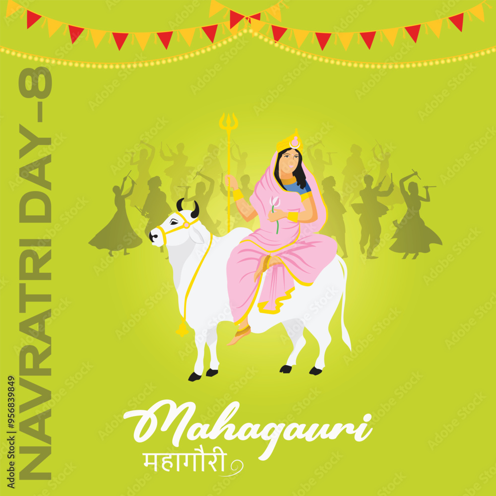 navratri day8 goddess mahagauri navratri day8 goddess mahagauri