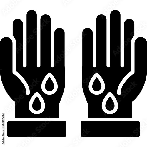 Sweaty Hands Icon