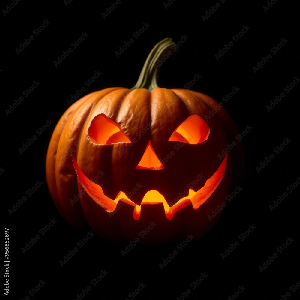 Real jack o lantern for halloween isolated on black background, backgrounds for halloween, Ultra realistic, Photorealistic Real jack o lantern for halloween isolated on black background, backgrounds for halloween, Ultra realistic, Photorealistic