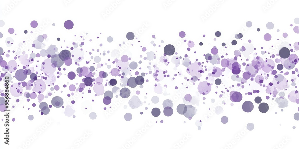 Small gray and purple spots scattered on a white background creating a soft abstract design Small gray and purple spots scattered on a white background creating a soft abstract design