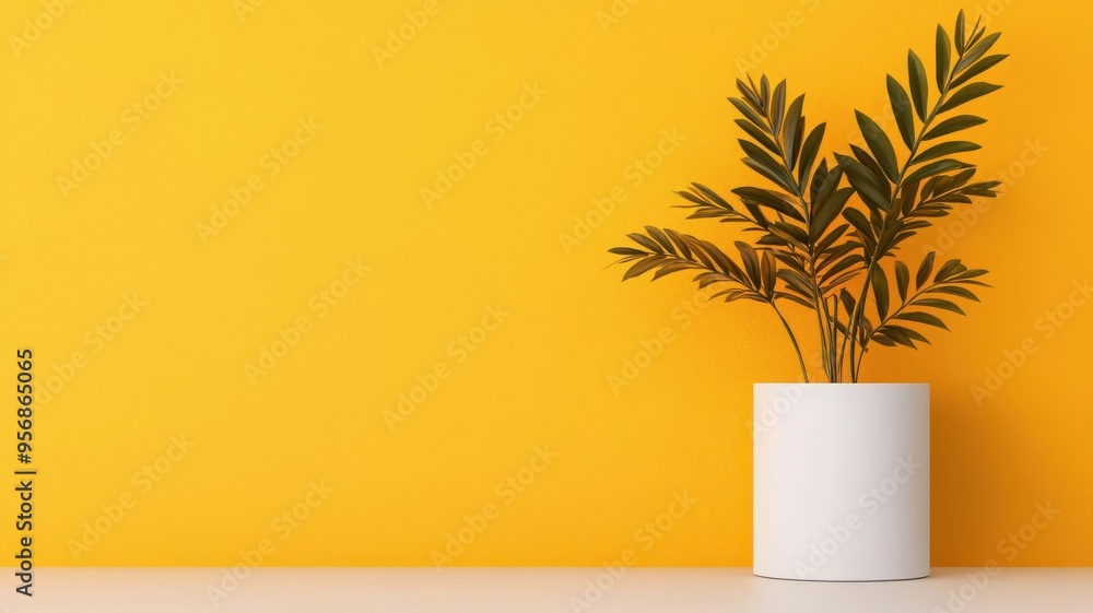 Business planning tools, autumn leaves and warm colors, 3D illustration