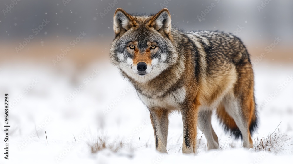 Fototapeta premium Wolf in Winter