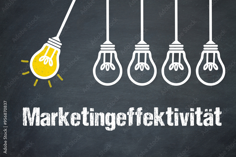 Fototapeta premium Marketingeffektivität 