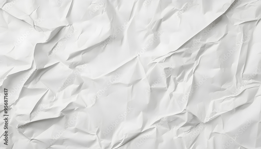 the wet crumpled white paper texture for the headerbackdrop the wet crumpled white paper texture for the headerbackdrop