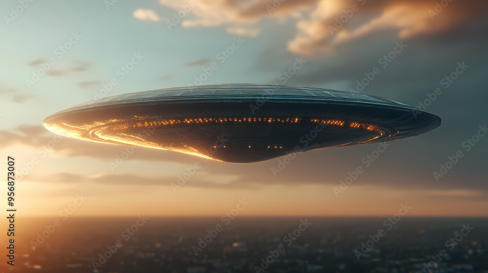 ufo over the city ufo over the city