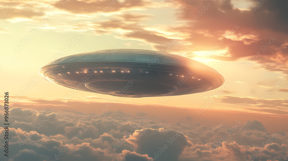 ufo in the sky