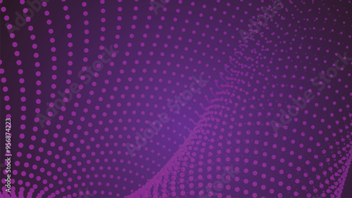 Purple Halftone abstract background vector image for backdrop or presentaion