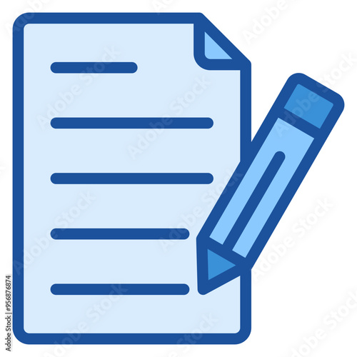 Essay Blue Icon