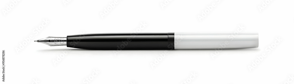 Pen and Write text isolated on white background concept as Camera movement Pan across the pen and text. Scene Isolated white background with sleek and modern design elements. Detail Highlight the impo Pen and Write text isolated on white background concept as Camera movement Pan across the pen and text. Scene Isolated white background with sleek and modern design elements. Detail Highlight the impo