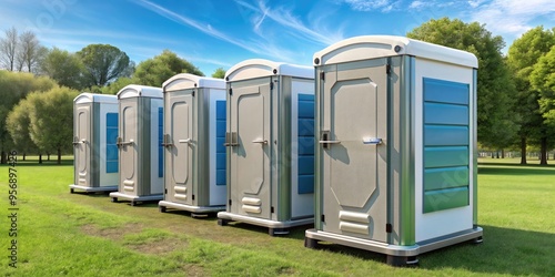 Comfortable and spacious portable toilets for extended stays and long-duration events photo