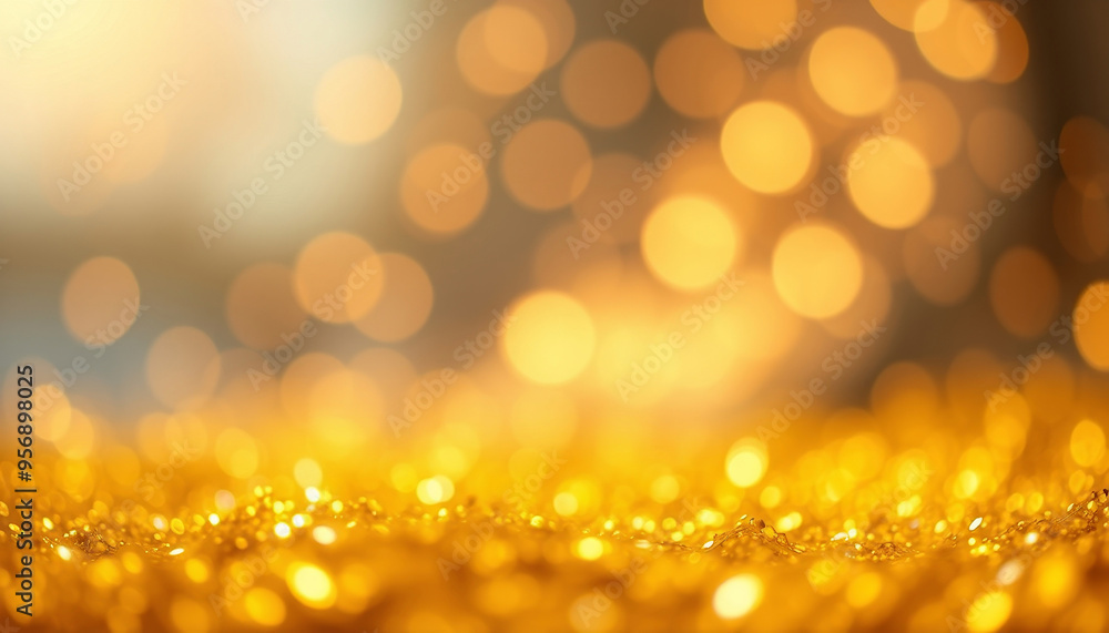 blurred golden background with bokeh effect blurred golden background with bokeh effect