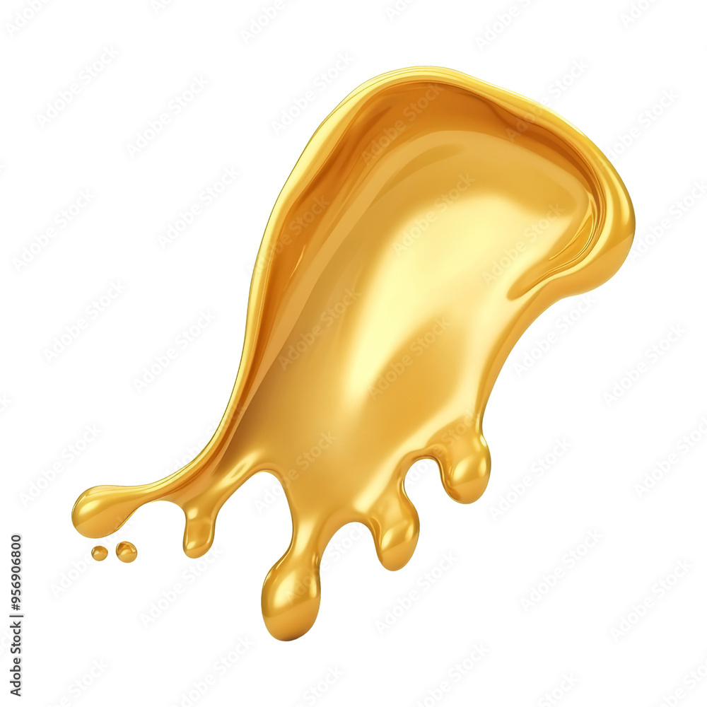 melted gold dripping 3d render icon isolated on transparent background cutout melted gold dripping 3d render icon isolated on transparent background cutout