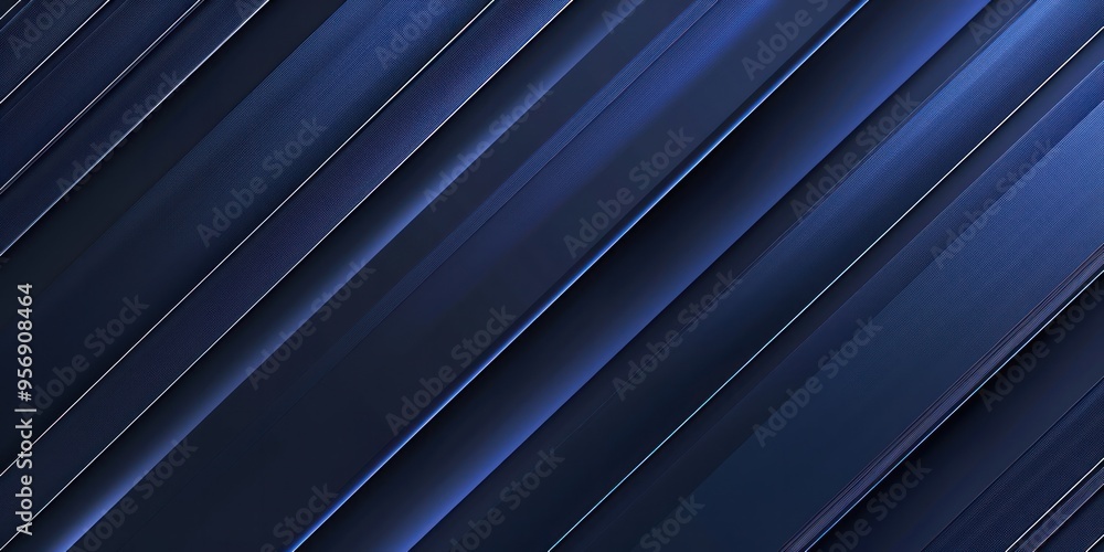 Obraz premium Bright navy blue dynamic abstract image background with diagonal lines