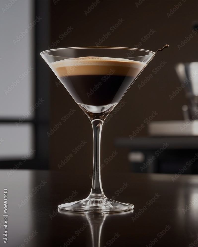 glass of martini glass of martini